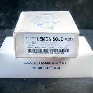 Lemon Sole Fillets Frozen in a box