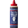 Bottle of Al Brown Ginger Ninja Ginger Lime Syrup 270g, perfect sauce for sashimi, oysters, scallops and seafood dishes.